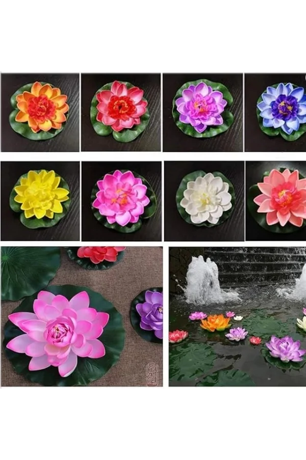 Dekoratif Yapay Lotus Çiçeği