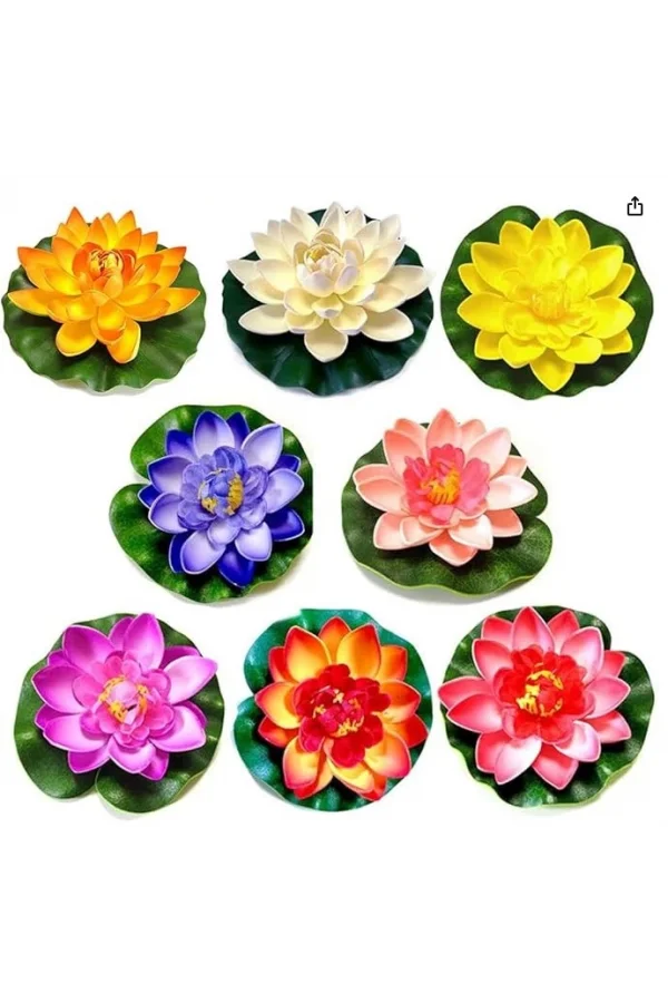 Dekoratif Yapay Lotus Çiçeği