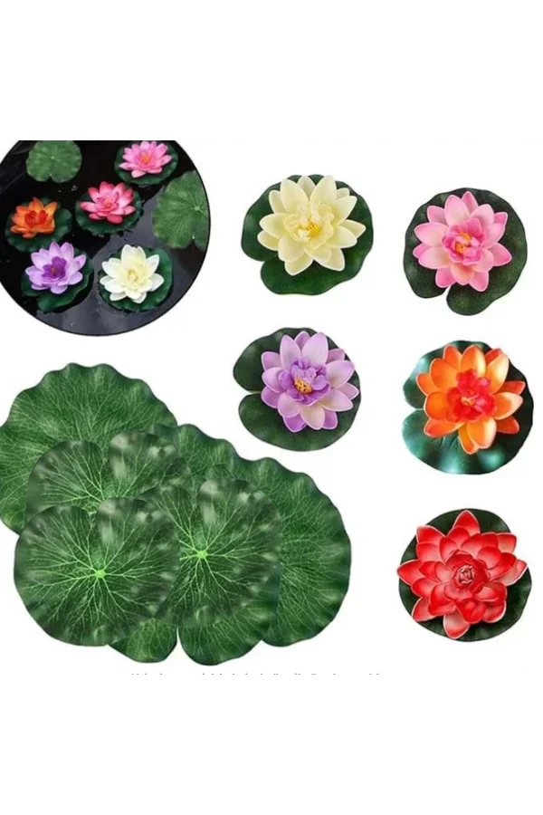 Dekoratif Yapay Lotus Çiçeği