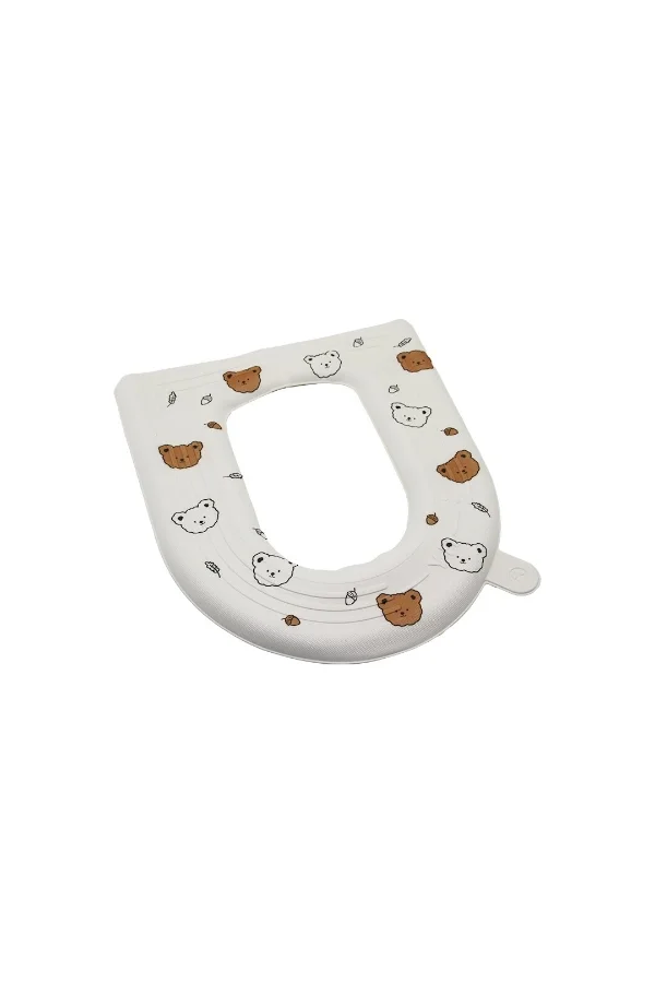 Desenli Klozet Oturak Kılıfı