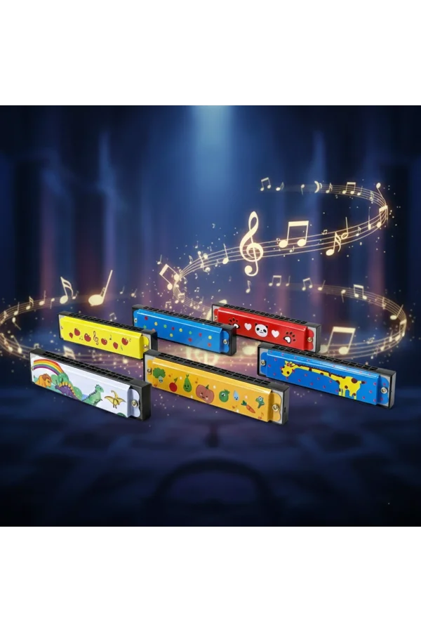 Desenli Metal Mızıka