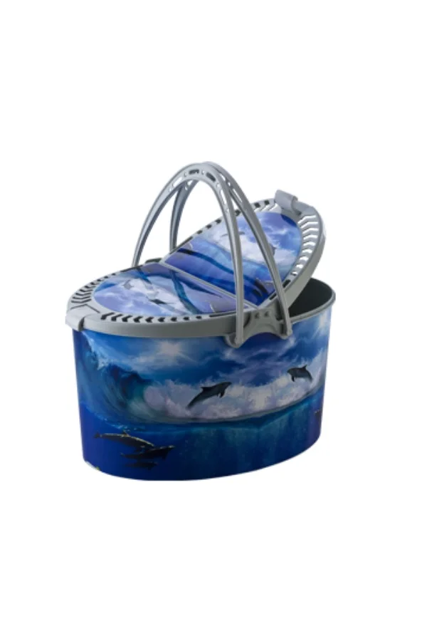 Desenli Piknik Sepeti