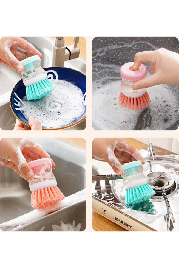 Deterjan Hazneli Bulaşık Yıkama Fırçası