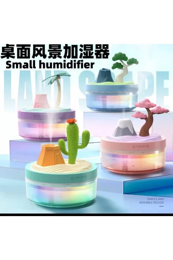 Doğa Temalı Mini Nemlendirici
