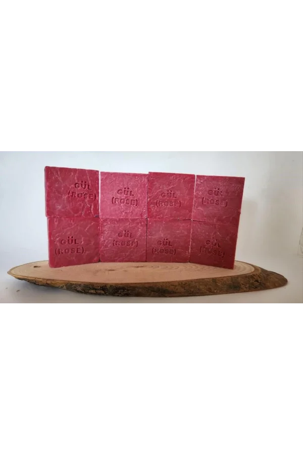 Doğal Üretim Sabunu Gül 12li Set