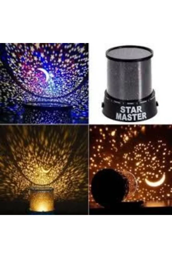 Duvara Işık Yıldız Yansıtan Star Master Gece Lambası