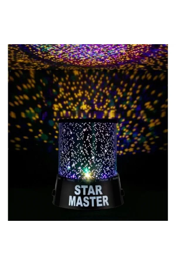 Duvara Işık Yıldız Yansıtan Star Master Gece Lambası