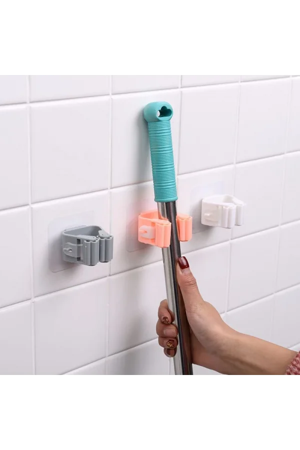 Duvara Monte Mop Paspas Tutucu 4 Adet