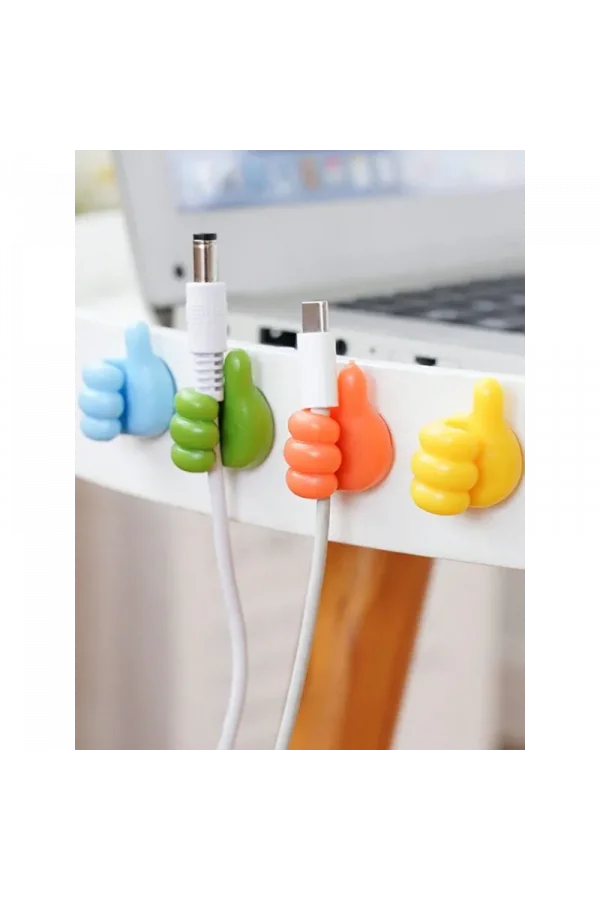 El Şeklinde Kablo Tutucu 10 Adet