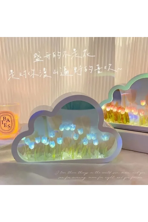 El Yapımı Büyük Boy Bulut Gece Lambası