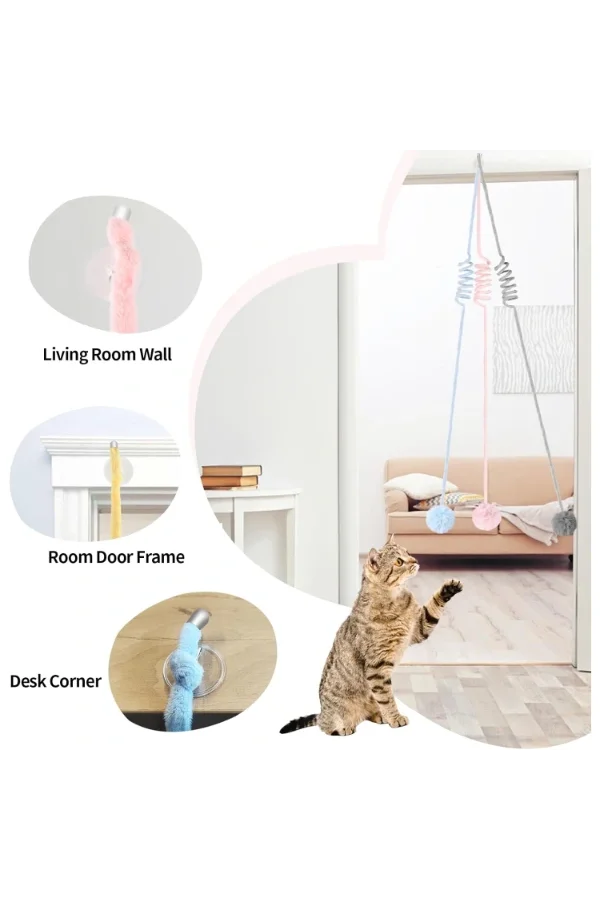 Elastik Yaylı Asılabilir Peluş Oyuncak