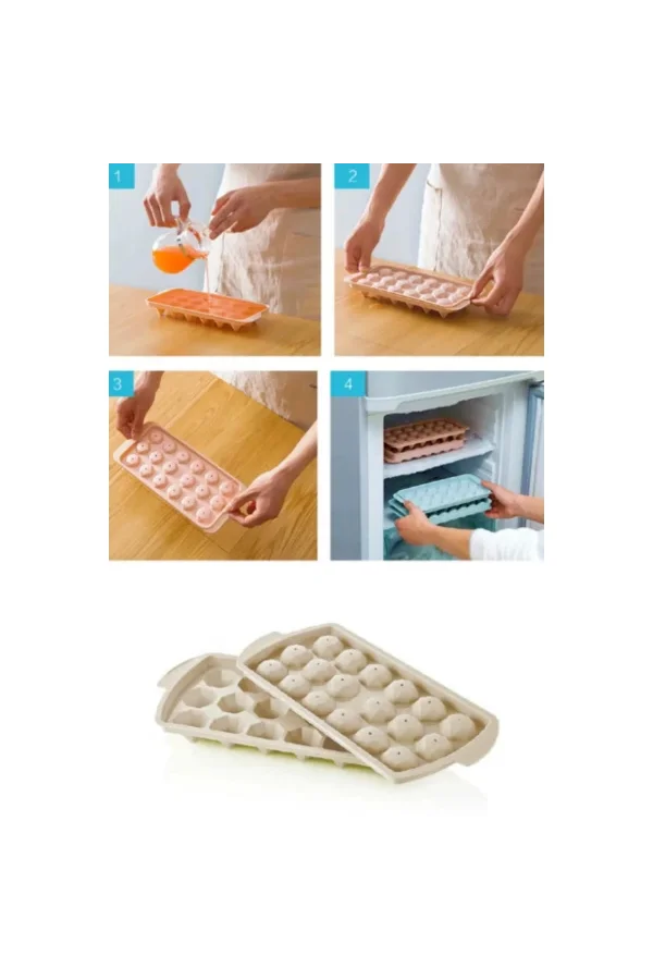 Elmas 18 Bölmeli Buz Kalıbı