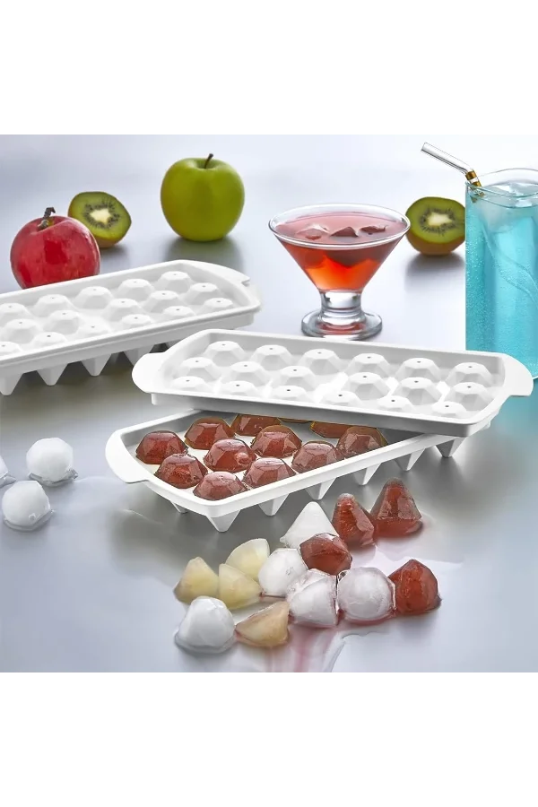 Elmas 18 Bölmeli Buz Kalıbı