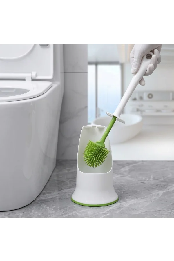 Ergonomik Silikon Tuvalet Fırçası