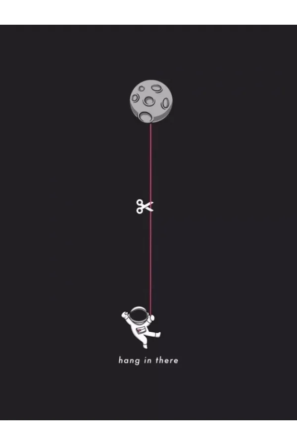 Erkek Baskılı Oversize T-shirt - Siyah