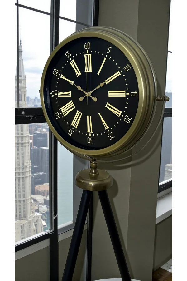 Eskitme İhtişam Tripod Ayaklı Saat