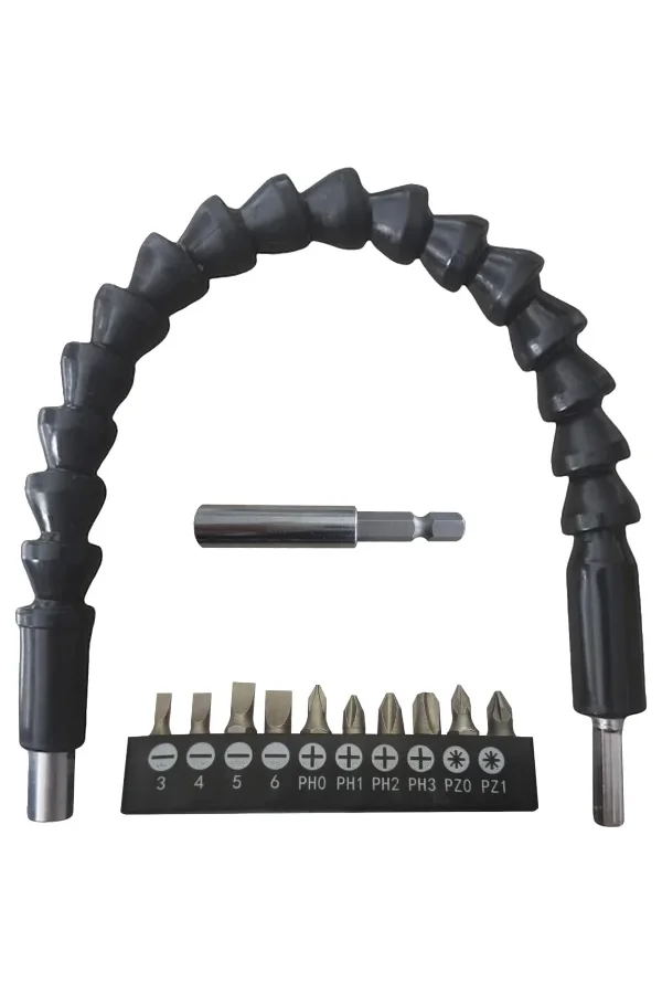 Esnek Şaftlı Tornavida Ucu Seti