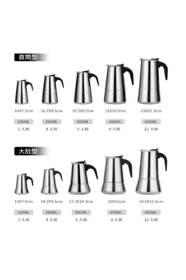 Espresso Maker (Moka Pot) 4 Fincan