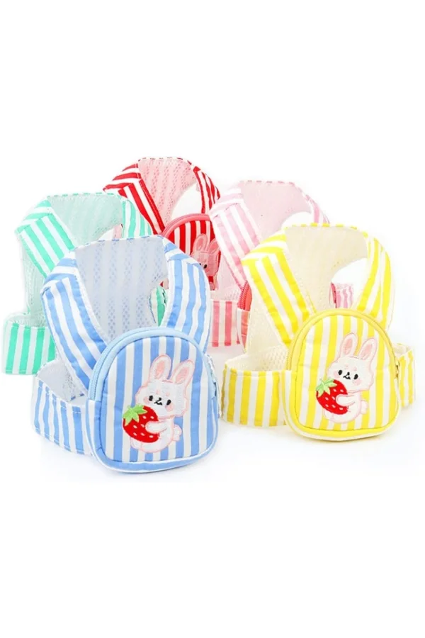 Evcil Hayvan Çantalı Göğüs Gezdirme Tasması Seti