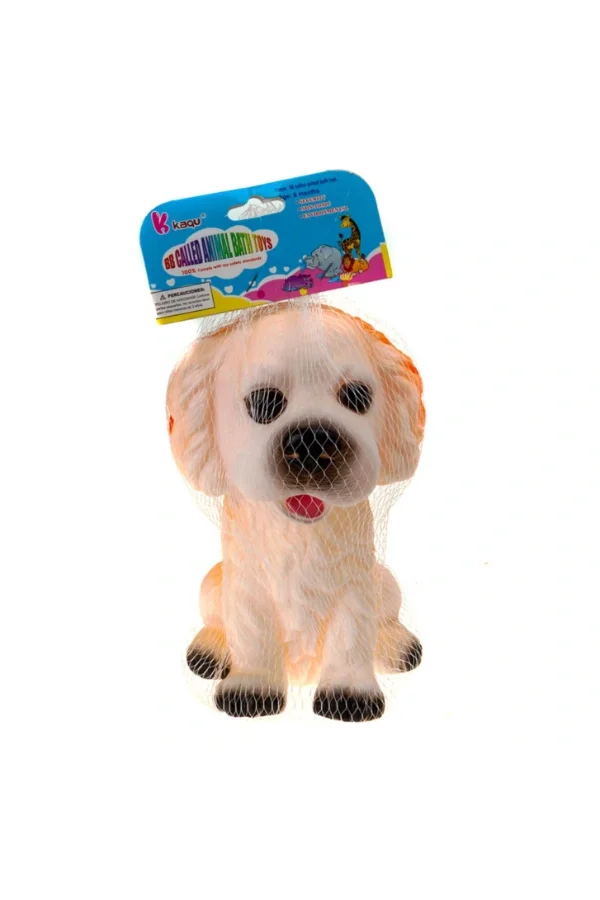 Evcil Hayvan Sesli Köpek Şeklinde Plastik Oyuncak