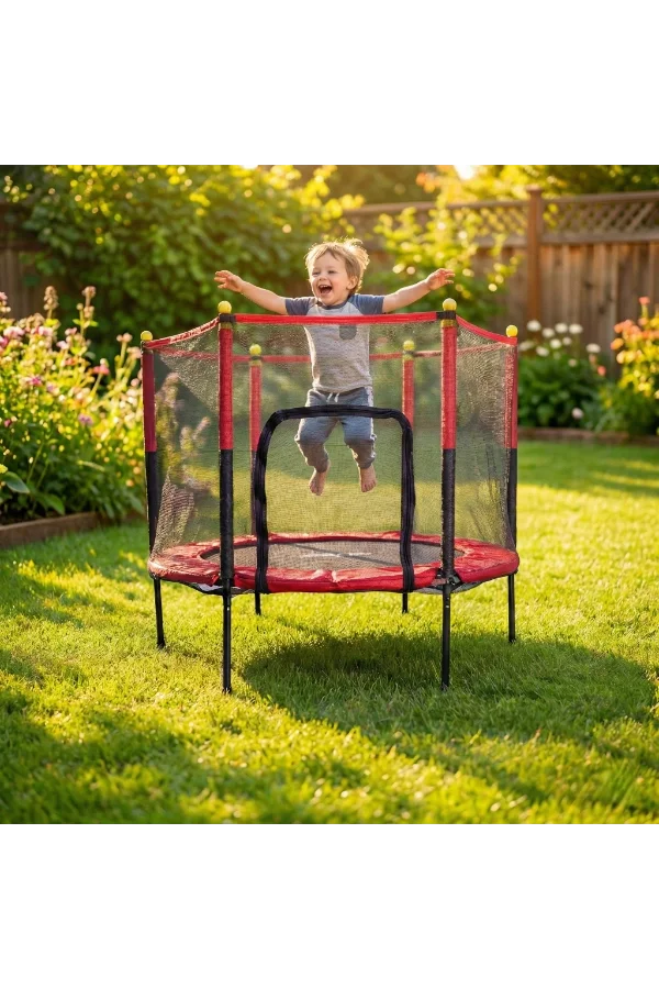 Fileli 140 cm Büyük Boy Trambolin