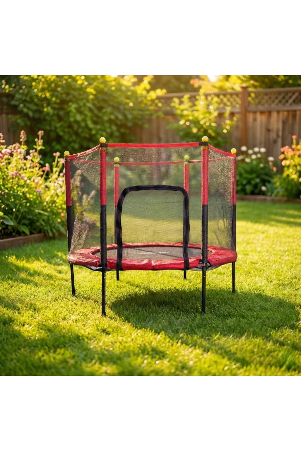 Fileli 140 cm Büyük Boy Trambolin