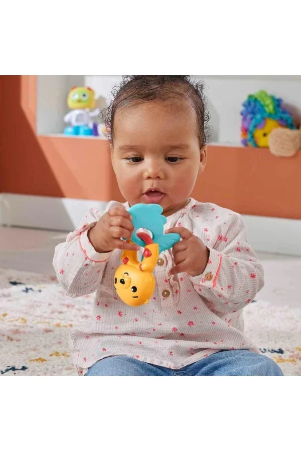 Fisher Price Eğlenceli Dostlar Çıngıraklı Dişlik - Su Samuru HJW11-HKD69