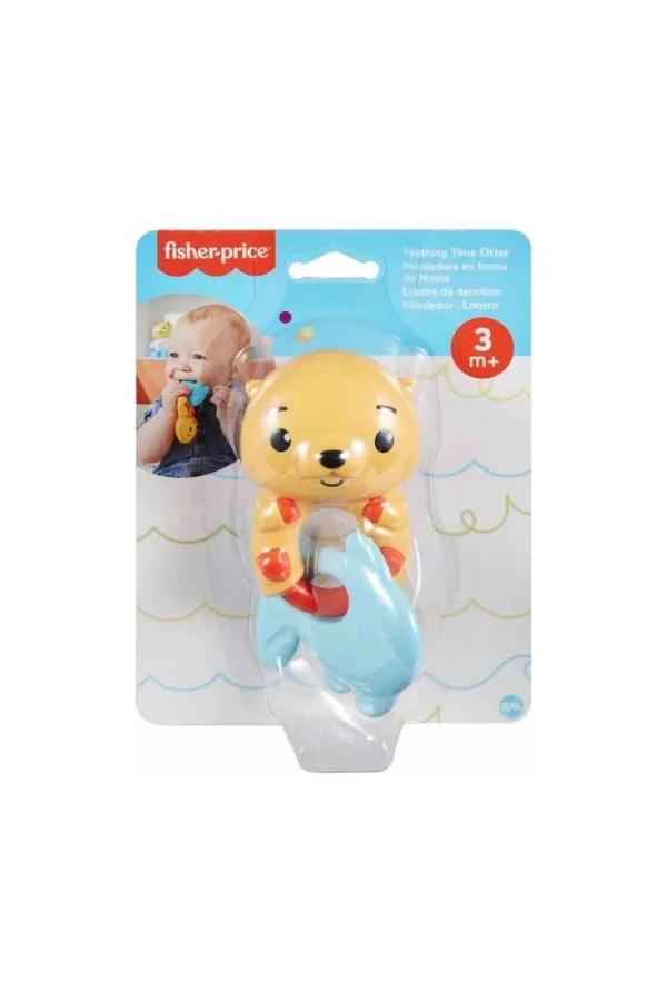 Fisher Price Eğlenceli Dostlar Çıngıraklı Dişlik - Su Samuru HJW11-HKD69