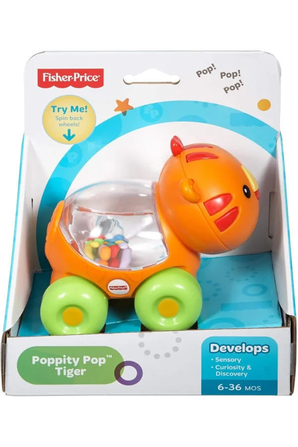 Fisher Price Poppity Araçlar -Turuncu Aslan CMV97