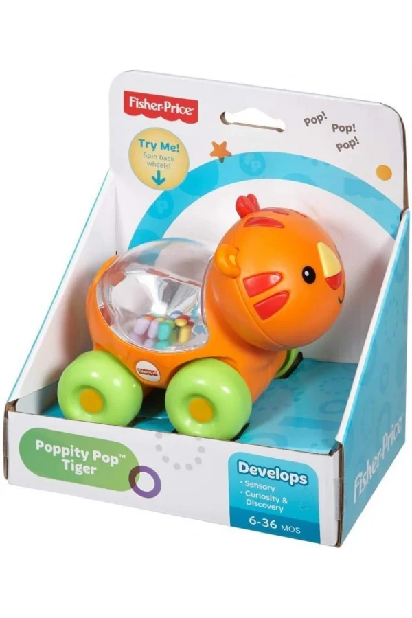 Fisher Price Poppity Araçlar -Turuncu Aslan CMV97