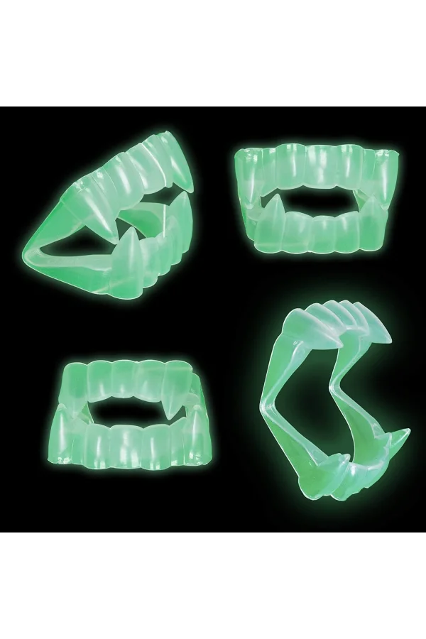 Fosforlu Çift Damak Takma Vampir Dişi