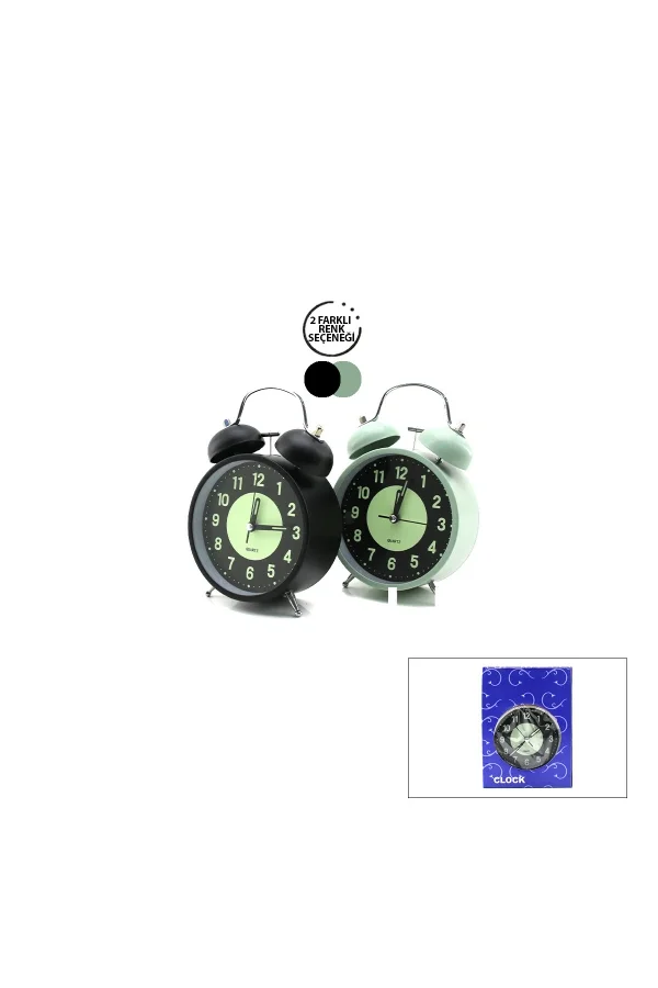 Fosforlu Metal Çalar Saat