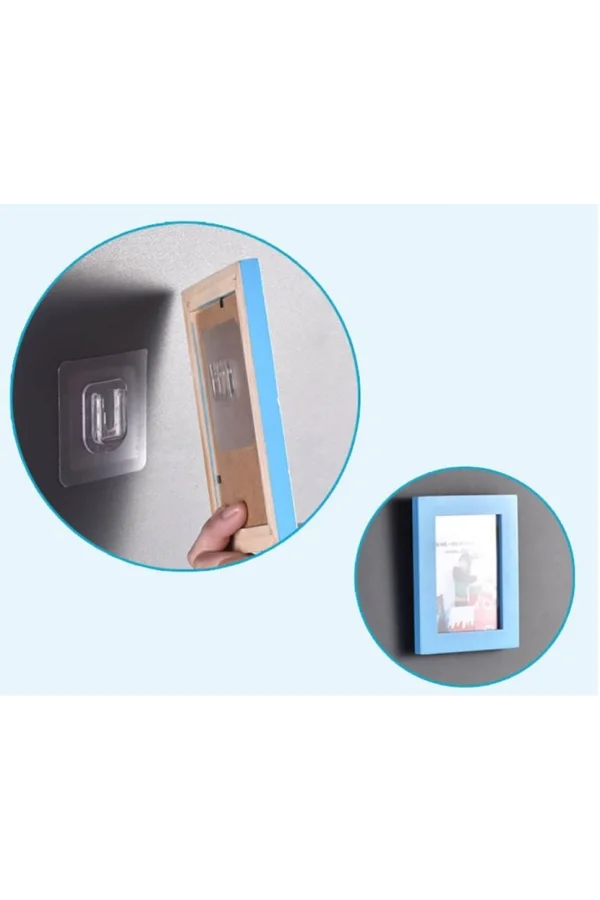 Geçmeli Klips Eşya Sabitleme Askısı 6lı Set