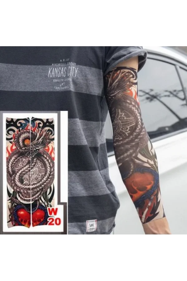 Giyilebilir Kol ve Bacak Dövmesi 3D Baskılı 2 Adet - Model 7