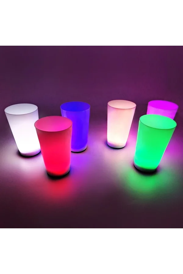 Glow Partisi Bardakları 6 Renk 6 Adet