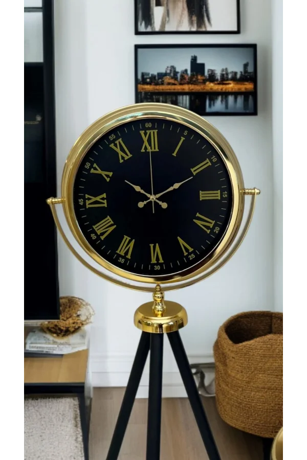 Gold Asalet Tripod Ayaklı Saat