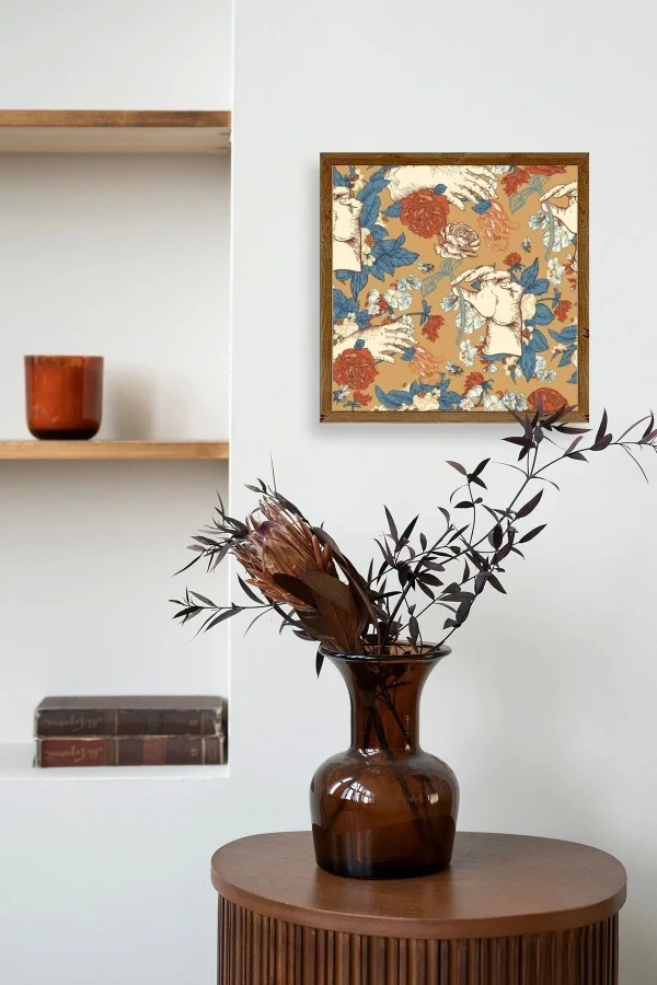 Güller Ahşap Çerçeveli Tablo