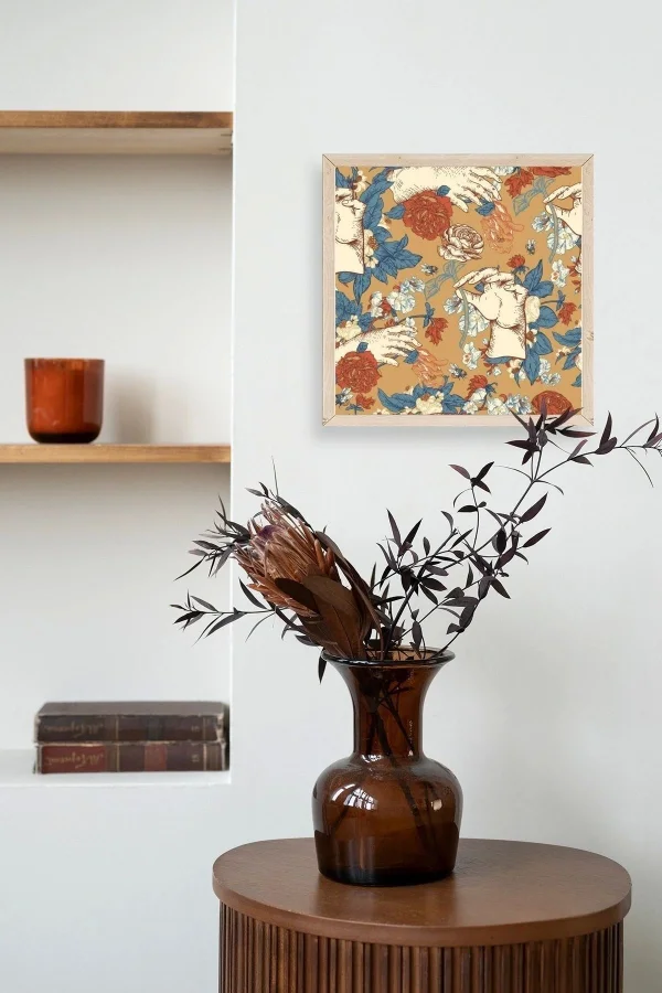 Güller Ahşap Çerçeveli Tablo