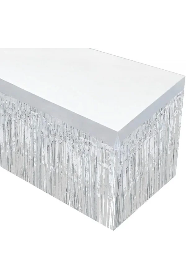 Gümüş Metalize Masa Eteği