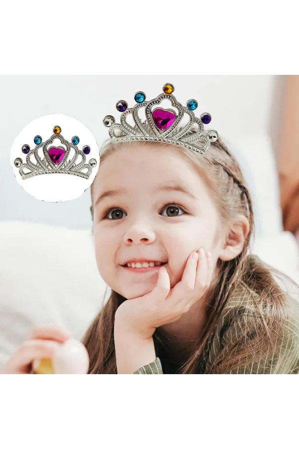 Gümüş Taraklı Prenses Tacı