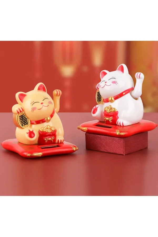 Güneş Enerjili Şans Kedisi