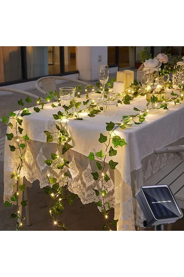 Güneş Enerjili Sarmaşık Led Dekor 5 Metre