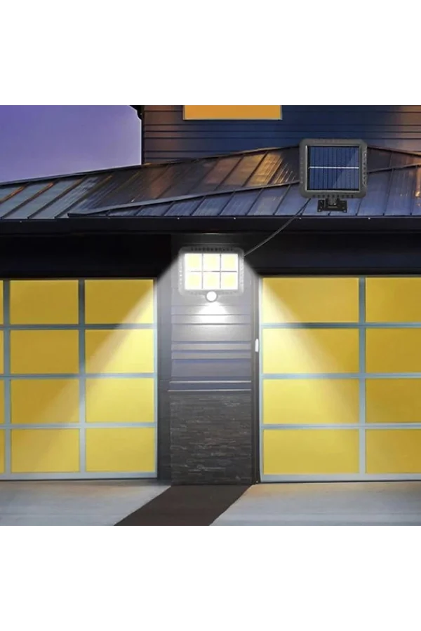 Güneş Enerjisi Panelli 6 LED Bahçe Aydınlatma