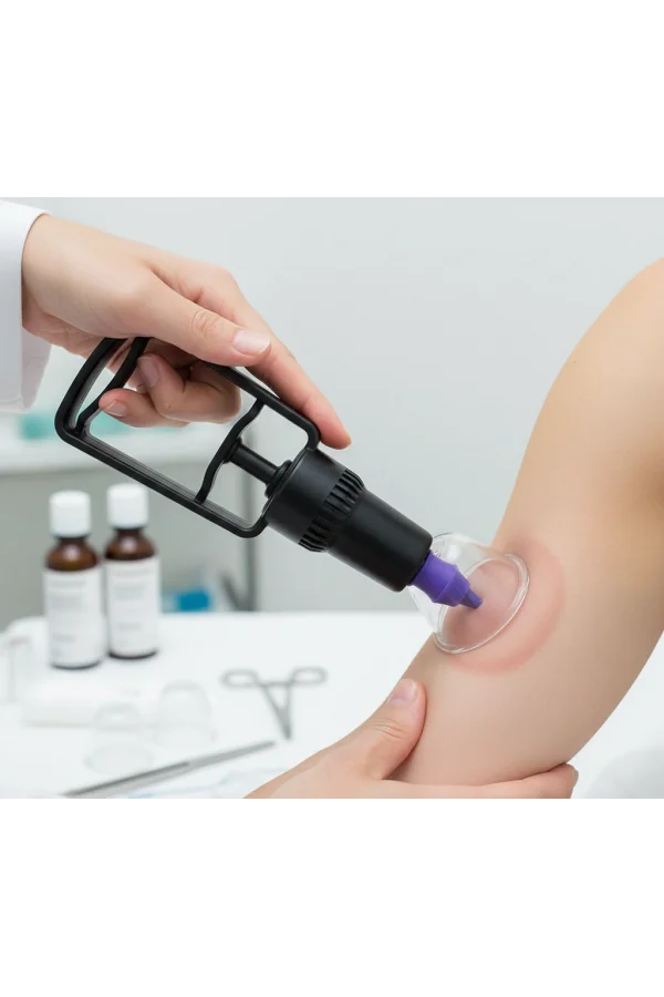 Hacamat Pompası 2 Parmak Siyah