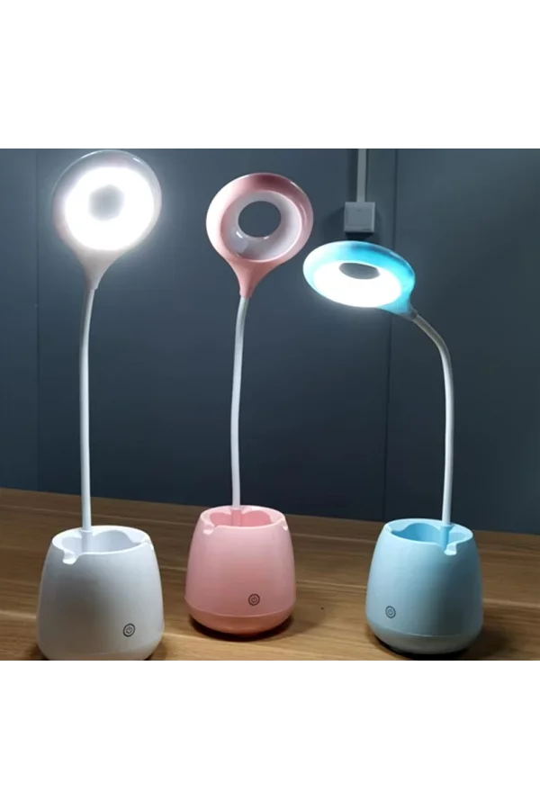 Halka LED USB Şarjlı Masa Lambası
