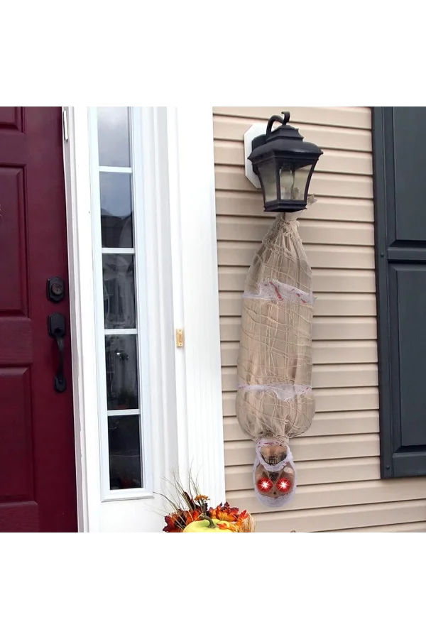 Halloween Sensörlü Işıklı Hareketli Mumya