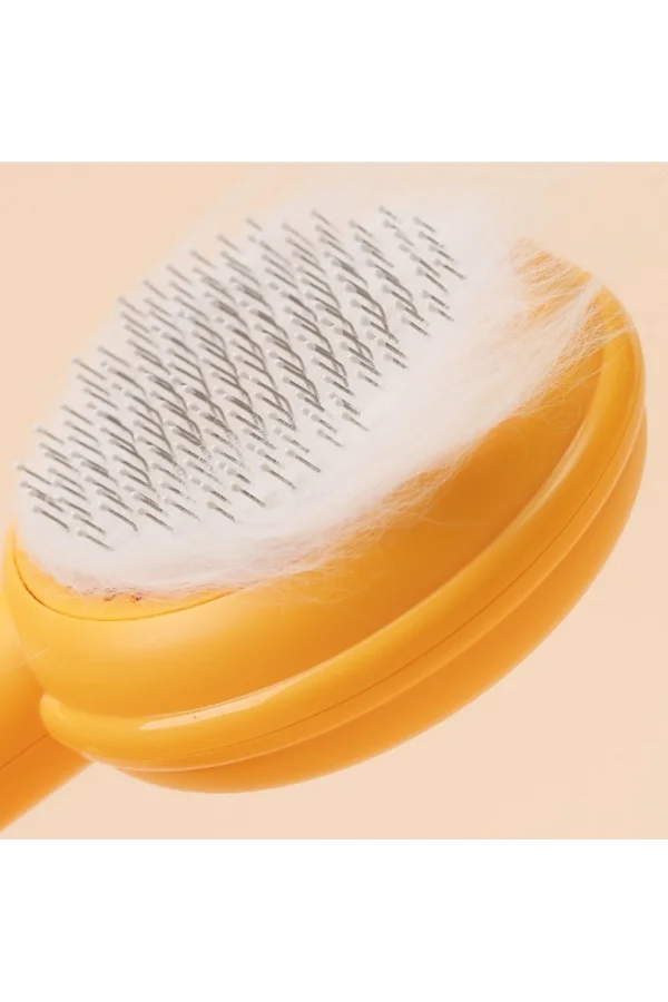 Hamburger Şekilli Otomatik Temizlenen Evcil Hayvan Tarağı