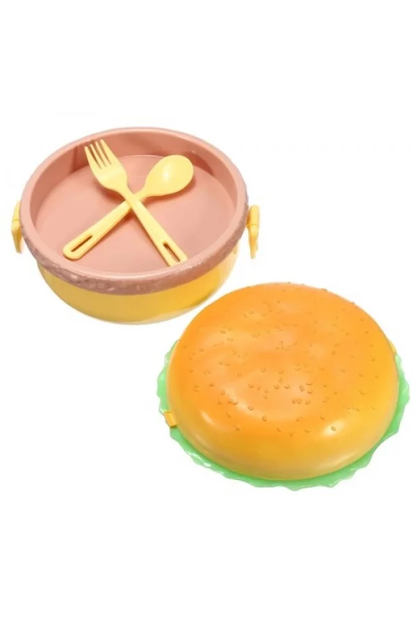 Hamburger Tasarımlı Beslenme Kabı