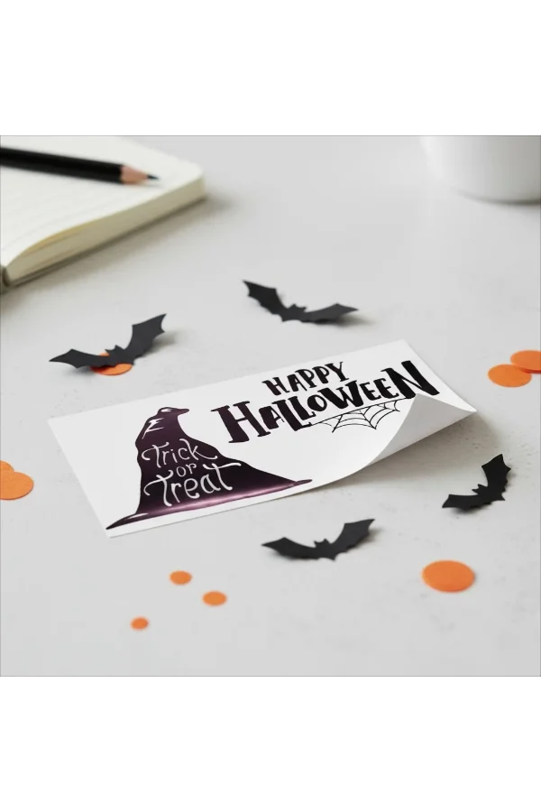 Happy Halloween Temalı Duvar Stickerı