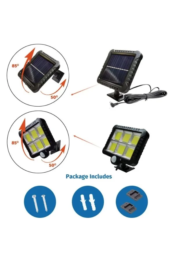 Hareket Sensörlü Solar Lamba